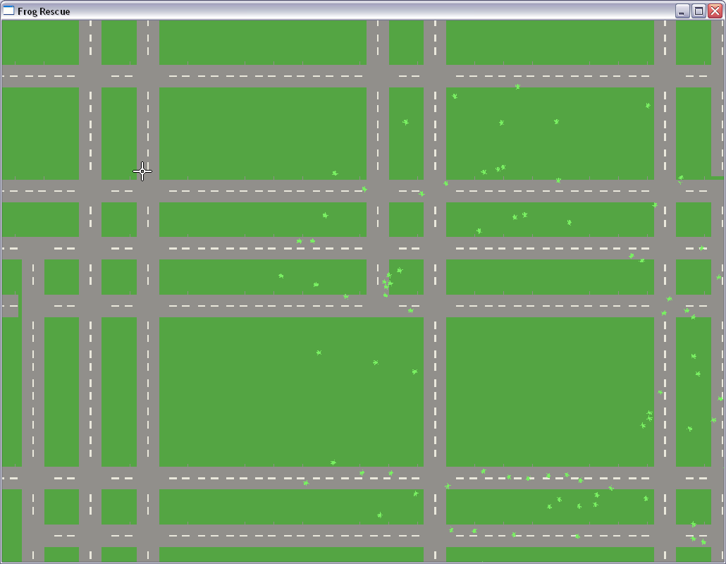 Screenshot of roads